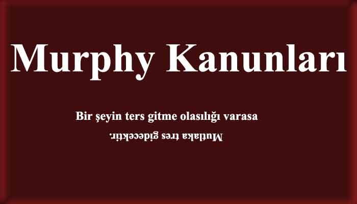 murphy kanunları